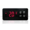Termostato panelable digital 12-24v 2 relés