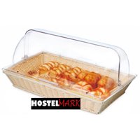Cesta buffet rectangular con tapa