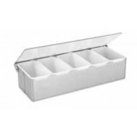 Caja condimentos de acero inoxidable