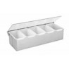 Caja condimentos de acero inoxidable