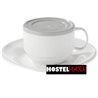 Taza de desayuno con tapa