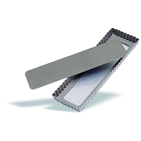 Molde rectangular con fondo desmontable