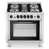 Cocina a gas 5 fuegos + horno