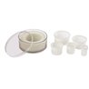 Caja de 9 cortapastas redondos rizados de poliglas