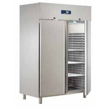 Armario refrigerado inoxidable Gastronorm doble