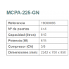 Mesa refrigerada línea 600