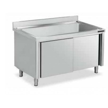 Fregadero gran capacidad 1200x700 con puertas