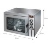 Horno convección función vapor