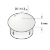Tapon acero inoxidable para tubo redondo Tubix 0561