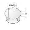 Tapon acero inoxidable para tubo redondo Tubix 0564