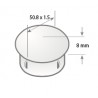 Tapon acero inoxidable para tubo redondo Tubix 0563