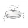 Tapon acero inoxidable para tubo redondo Tubix 0568
