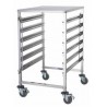 Carro 6 guías GN 1/1 desmontable con mesa