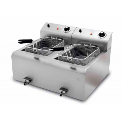 Freidora 8 + 8Litros HR serie 500 