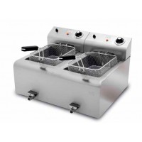 Freidora 10 + 10Litros HR trifasica serie 500