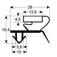 Burlete para cámara GE-9045 (2,5 mts)