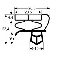 Burlete para cámara GE-9147 (2,5 mts)