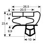 Burlete para cámara GE-9147 (2,5 mts)