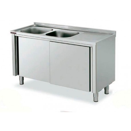 Fregadero con mueble de 1200x500 mm