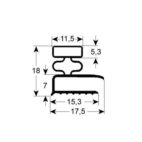 Burlete GE-9031 (2.5 mts)