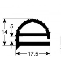 Burlete AS-1076 (2.5 mts)