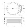 Resistencia horno 9000W 400V