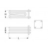 Resistencia horno 9000W 230V 