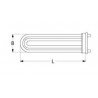 Resistencia horno Rational 6000W 400V / 2