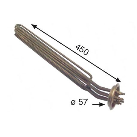 Resistencia lavavajillas Zanussi 3