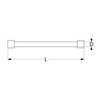 Resistencia cuarzo horno Unox 500 W