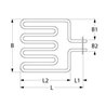 Resistencia horno Foinox 1800 W