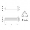 Resistencia horno Angelo-Po 6000 W