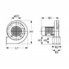 Ventilador radial horno Fagor 5