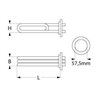 Resistencia horno Lainox 3150 W