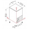 Maquina cubitos de hielo macizo 22 kg/24h