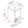 Maquina cubitos de hielo macizo 29 kg/24h