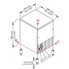 Maquina cubitos de hielo macizo 35 kg/24h