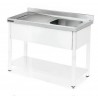 Fregadero de 1200x 550 mm