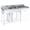 Fregadero con cubeta y aro 1800x600