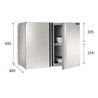 Armario puertas practicables de pared